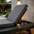 Acacia Wood Lounge Chaise With Water-Resistant Lounge Cushions-604405761