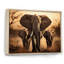 «Elephant Shadows Of Serenity I», art sur toile éléphant-91866082-91866083