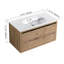 Meuble-lavabo mural 36 po avec lavabo gel