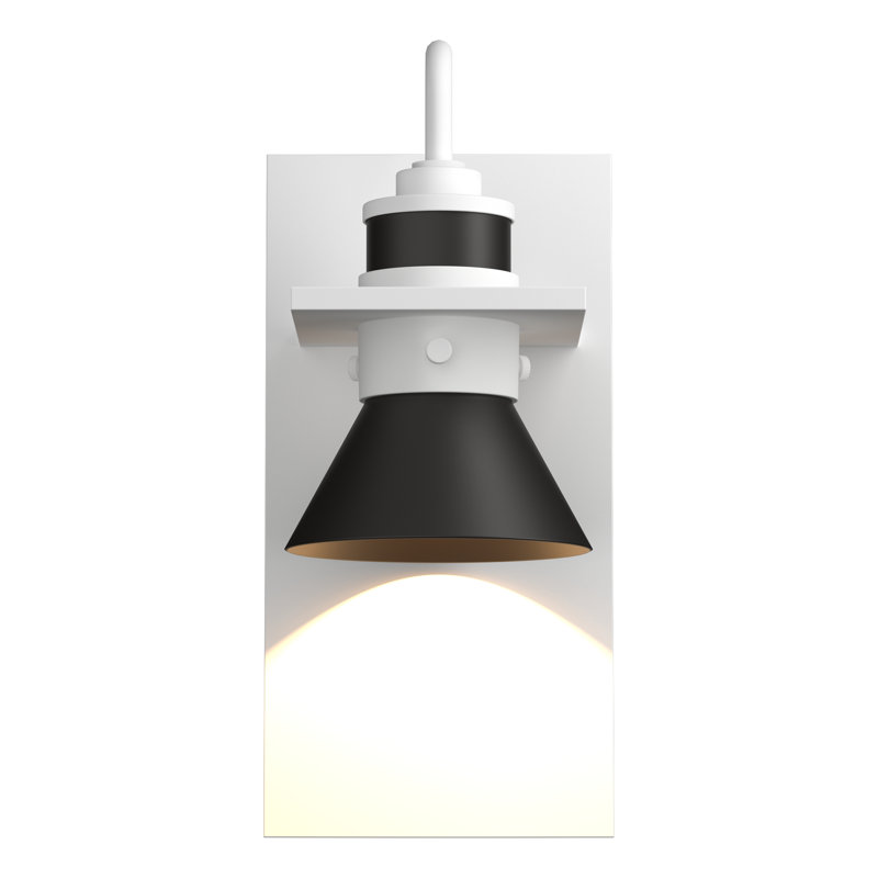 Erlenmeyer 1 - Bulb Outdoor Barn Light, Coastal Black, Coastal White