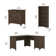 Khadesha 3 L-Shaped Computer Desk Office Set
