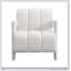 Fauteuil de loisirs moderne et minimaliste avec accoudoirs en forme de L et tissu en polyester durable pour un confort et un style ultimes