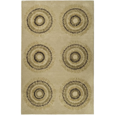 Nonia Hand Tufted Wool Geometric Rug