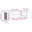Unfinished TV Stand for TVs up to 43" with Fireplace Included-742000417