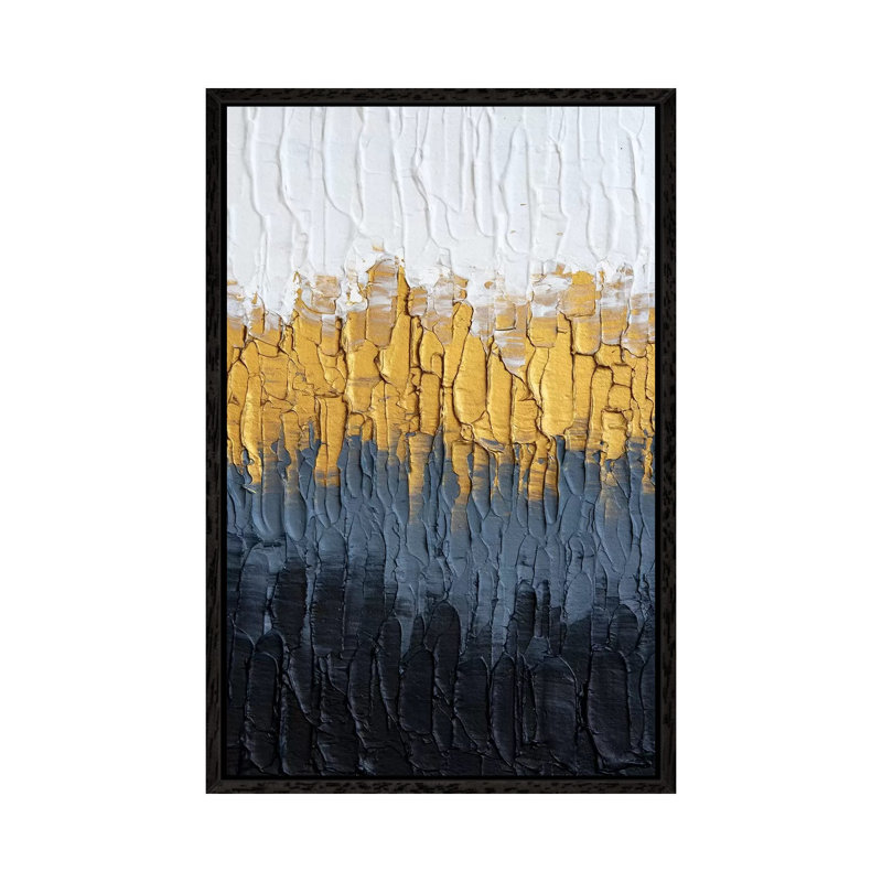 Sunshine Through The Darkness by Nikki Chauhan - Print on Canvas, 66.04 cm H x 45.72 cm W, Black Framed