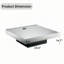Table basse carrée en acier 39 po