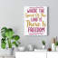 There Is Freedom - Wrapped Canvas Print-1079417474
