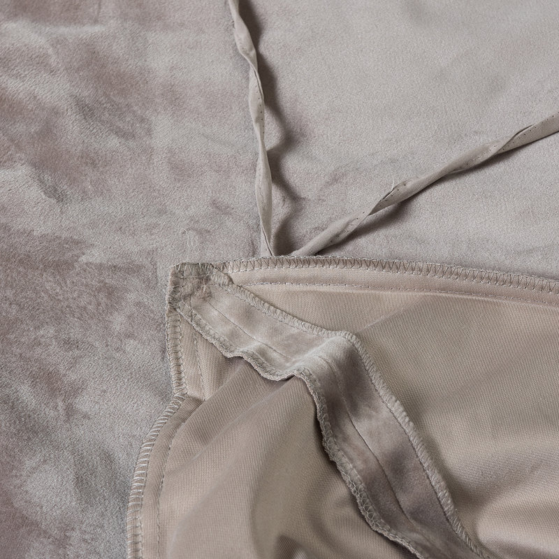 Chamber Polyester No Duvet Cover, Brown, King duvet + 2 Shams