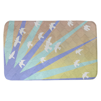 Fawcett Memory Foam Non-Slip Bath Rug