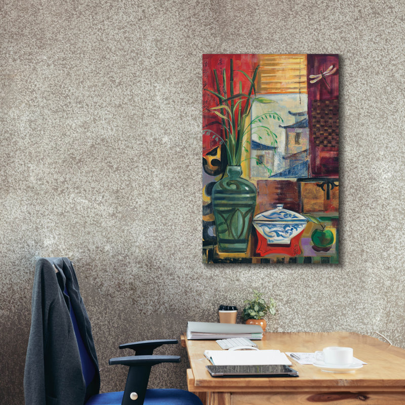  «Eastern Melody C» par Silvia Vassileva, art mural sur toile, 26 po x 40 po, H 40 po x l 26 po