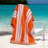Chira Oversized Stripe Cabana 100% Cotton Beach Towel-744814582-798791771