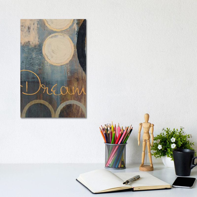 Dream 1 Piece Wrapped Canvas Wall Art, 20.32 cm H x 30.48 cm W