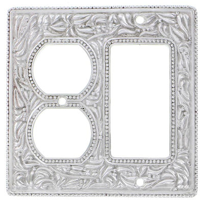 San Michele Patterned 2 - Gang Combination Plate Combination Wall Plate
