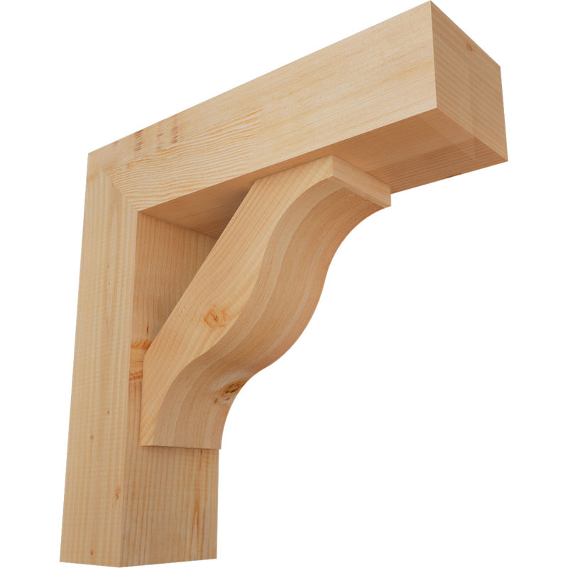 Support Funston Block avec support décalé, 26 x 26, Sapin Douglas de l 7 1/2 (lisse)