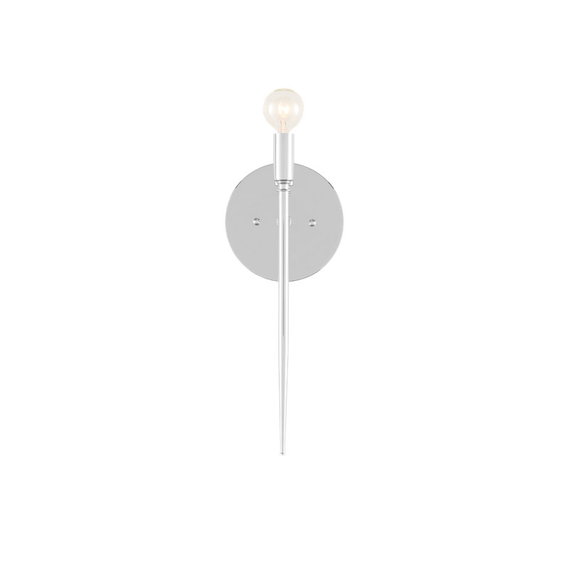 Bagno 1 - Light Armed Sconce, Polished Nickel