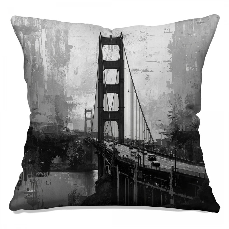 Coussins Golden Gate Bridge, 26 x 26 pouces