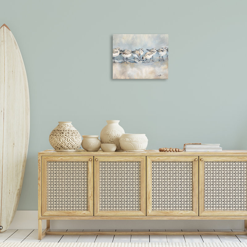 «Sandpiper Birds Mirage», conception par Ramona Murdock, H 16 po x l 20 po