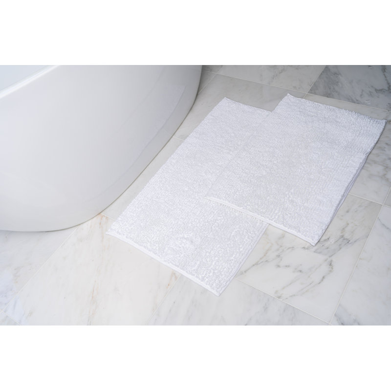 Ensemble de tapis de bain 2 pièces Payden, Blanc
