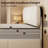 Lamb Wool-Like Fabric Platform Bed, Warm Upholstery Bed Frame For Bedroom-1874407113-1874407114