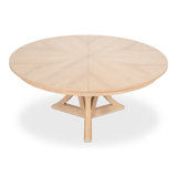 Casual Round Solid Oak Dining Table