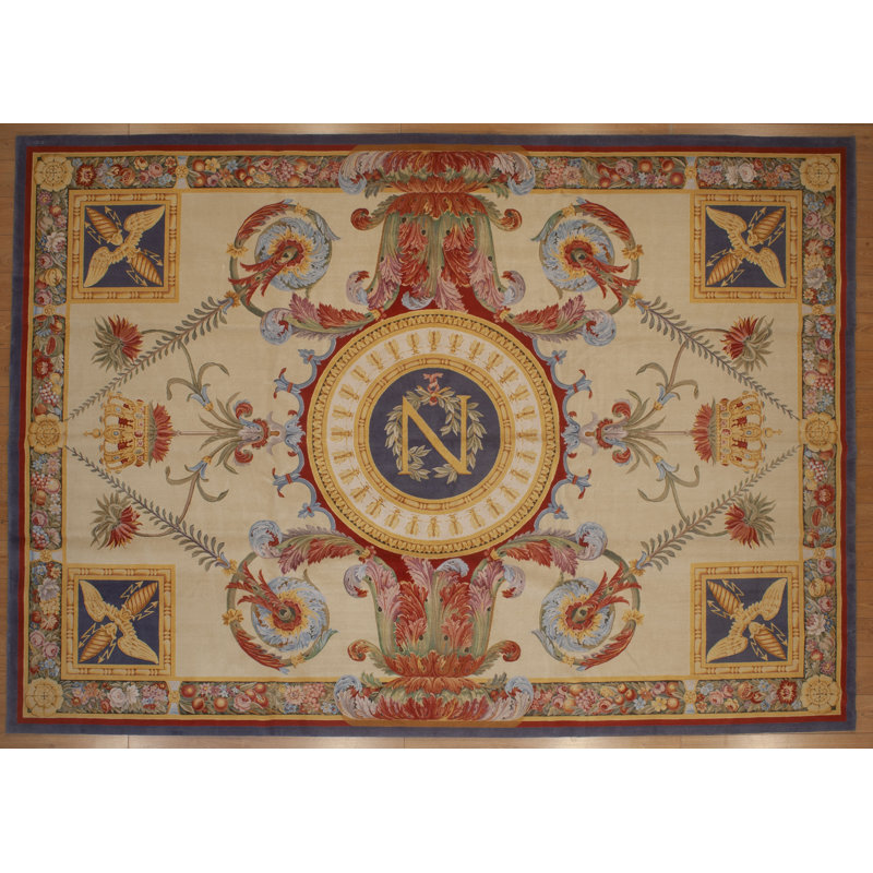 Tapis moderne noué à la main 10,1 x 14,1 Modren