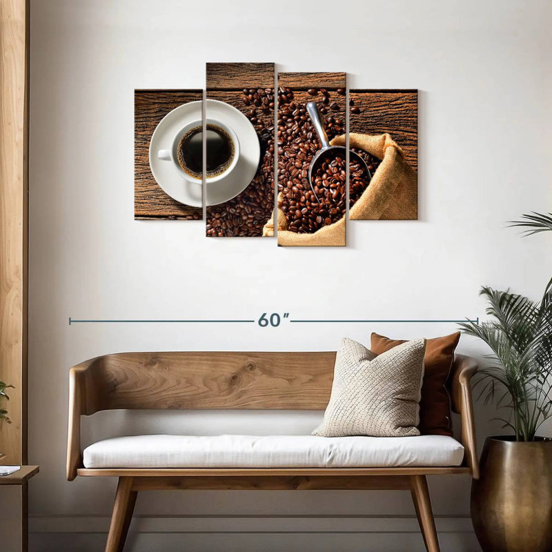 Tasse à café et grains Yarlin, H 27 po x l 43 po