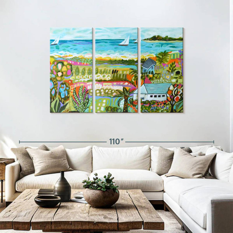 Gillard Nautical Whimsy III, H 48 po x l 74 po