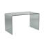 Bureau d'ordinateur 50 "en verre transparent
