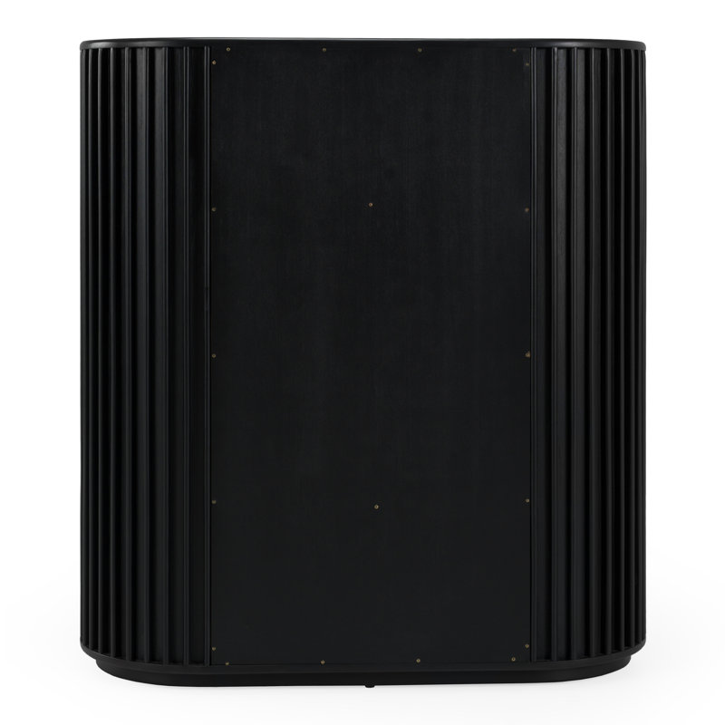 Haring - Commode moderne en acacia noir