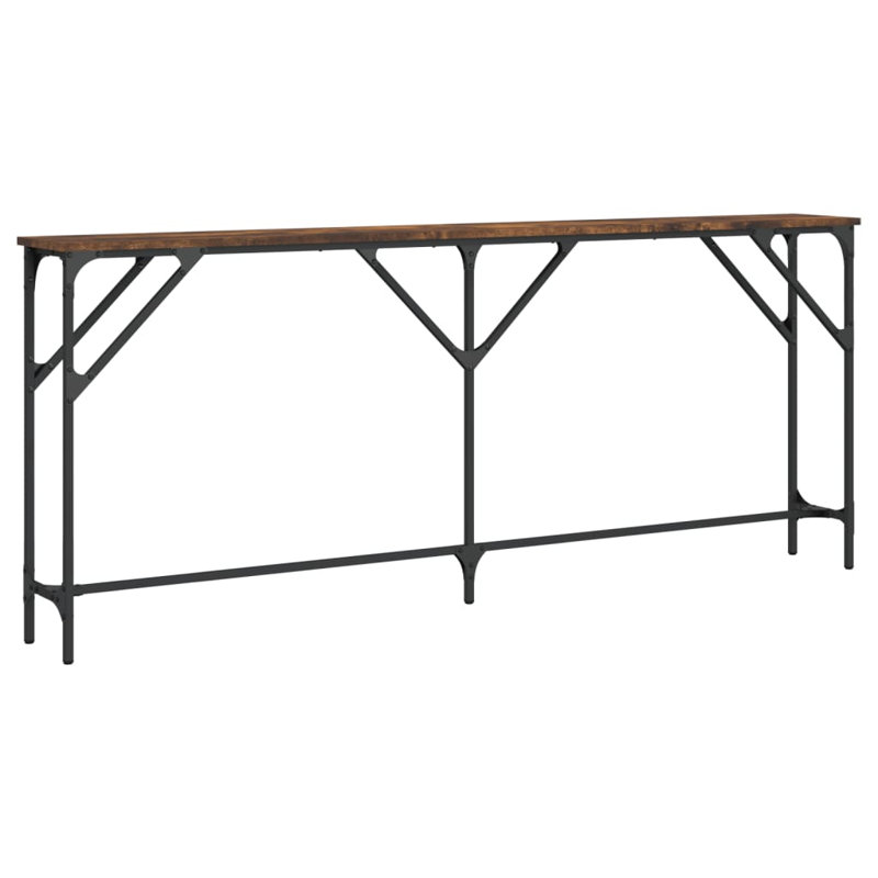 Virdia Console Table, 29.5" H x 70.9" W x 9.1" D, Black