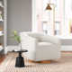 Whittle Upholstered Swivel Barrel Chair