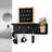 Decorative Key Holder For Wall With Shelf, Entryway Shelf With Hooks Holds-89997205
