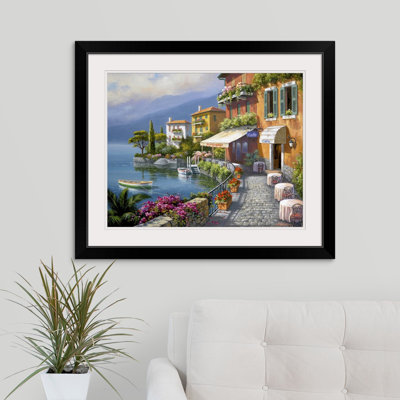 « Seaside Bistro Cafe » par Sung Kim, reproduction d'art