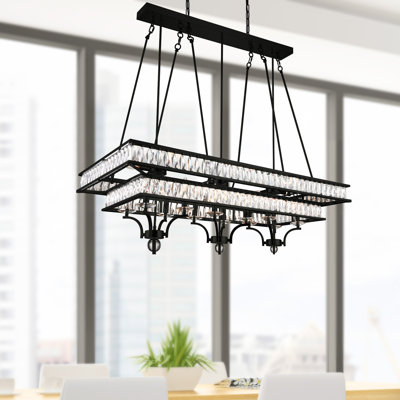 Seale 20 - Light Dimmable Tiered Chandelier