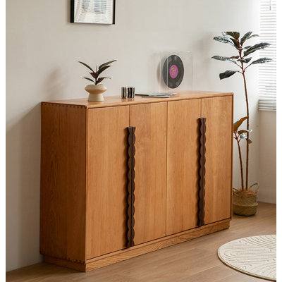 62.99" Rectangular Solid Wood Shoe Storage
