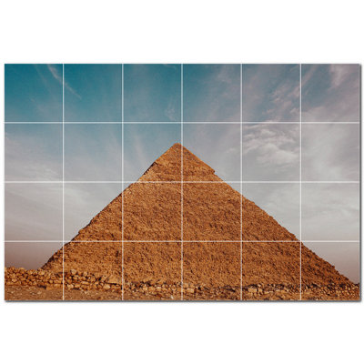 Famous Places Photo 4.25'' x 4.25'' Satin Ceramic Decorative Mural