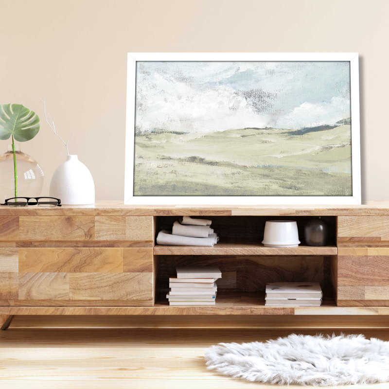 Après-midi champêtre - Peinture, L 27,5 po x H 21,5 po, Cadre blanc