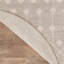Tapis géométrique beige en polypropylène tissé à la machine Julicia-1183471689
