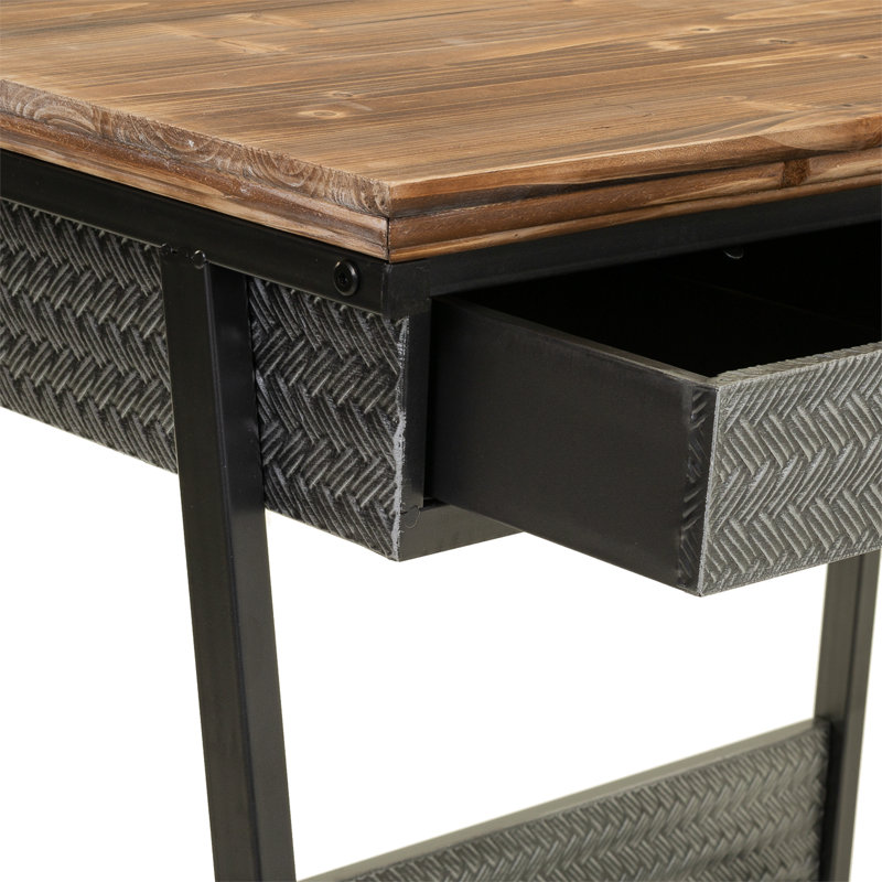 Northerly Metal Base Writing Desk