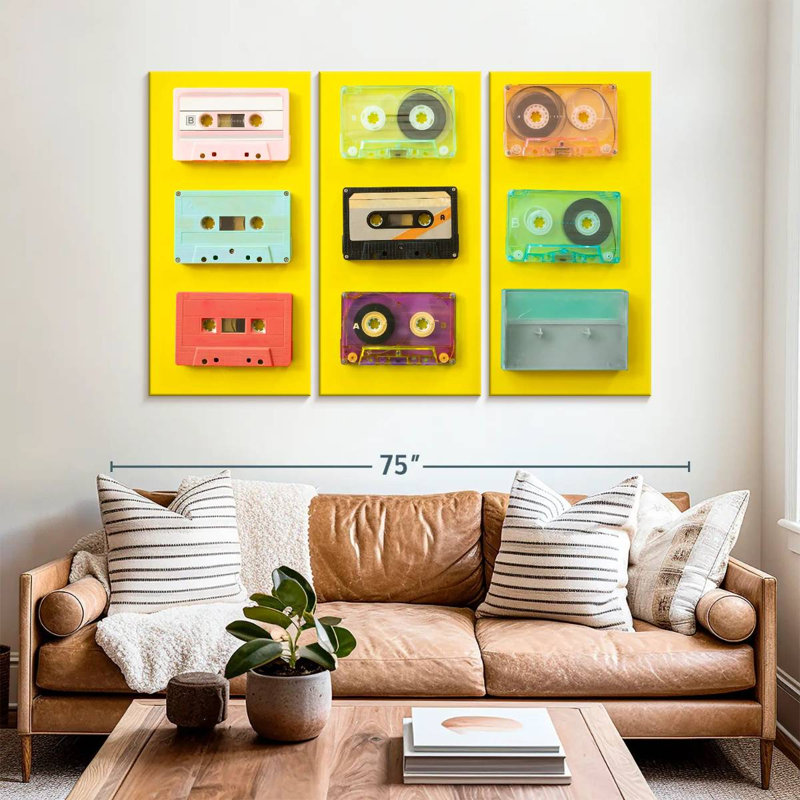 Abarca Cassette Tape Recorders, 42" H x 65" W