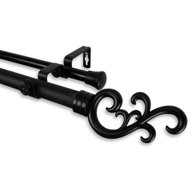 Tringle à rideaux double Mcfarren
