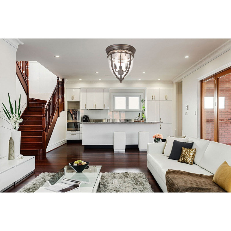 Glass Flush Mount