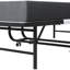 Lit pliant simple 75 po x 38 po avec matelas en mousse à mémoire de forme - portable et pliable pour les invités, structure en métal de 3,7 po, bureau, 38 po, pliable