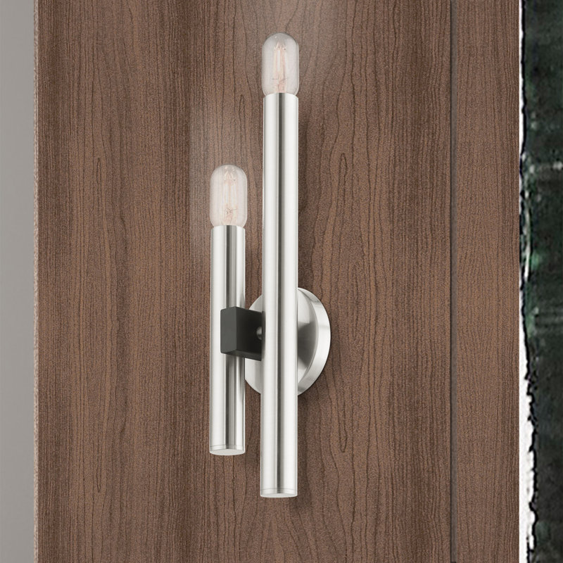 Armed Sconce, Brushed Nickel