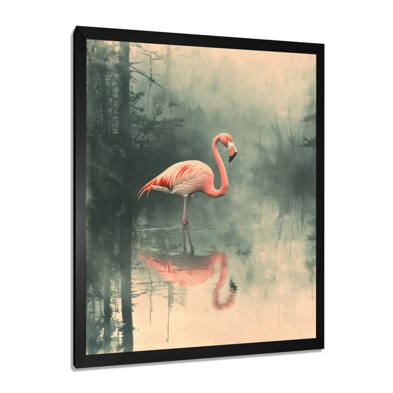 Codan - Animals Wall Art Living Room, Noir, H 20 po x l 12 po, Reproduction encadrée d'une seule photo