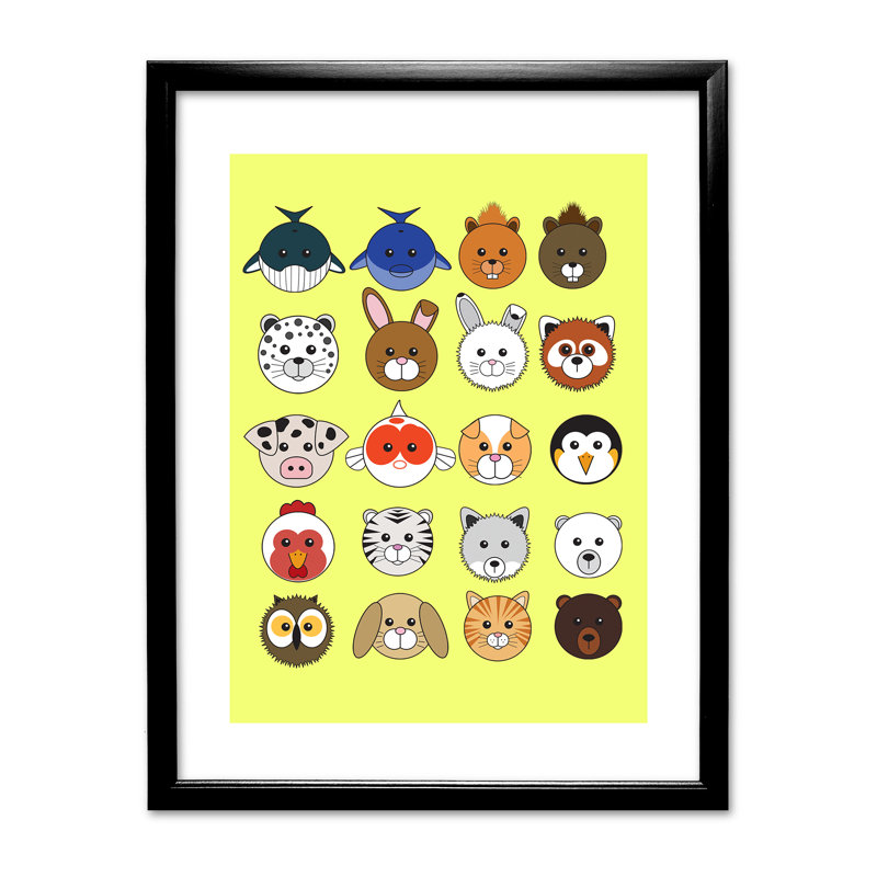 Single Picture Frame Print, Black