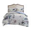 Ensemble de housse de couette 3 pièces en coton Shabby Chic