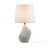 Asymmetrical Ceramic Table Lamp Grey See Below