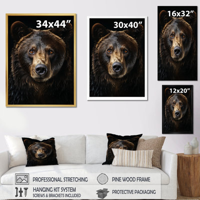 Layota Bear Majestic Selfy I - Bear Framed Wall Art