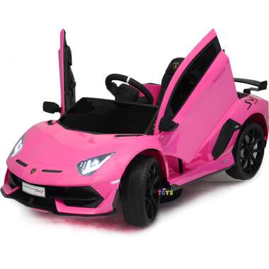  12V Licensed Lamborghini SIAN Electric Car Ride On Toy by  TOBBI,Kids Electric Vehicle for 3-8,Electric Vehicles Battery Powered  Sports Car w/Parent Remote Control,Spring Suspension,LED Lights : Toys &  Games